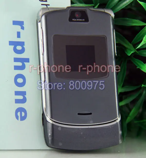 Оригинальный отремонтированный мобильный телефон Motorola V3 2G GSM разблокирован|cell