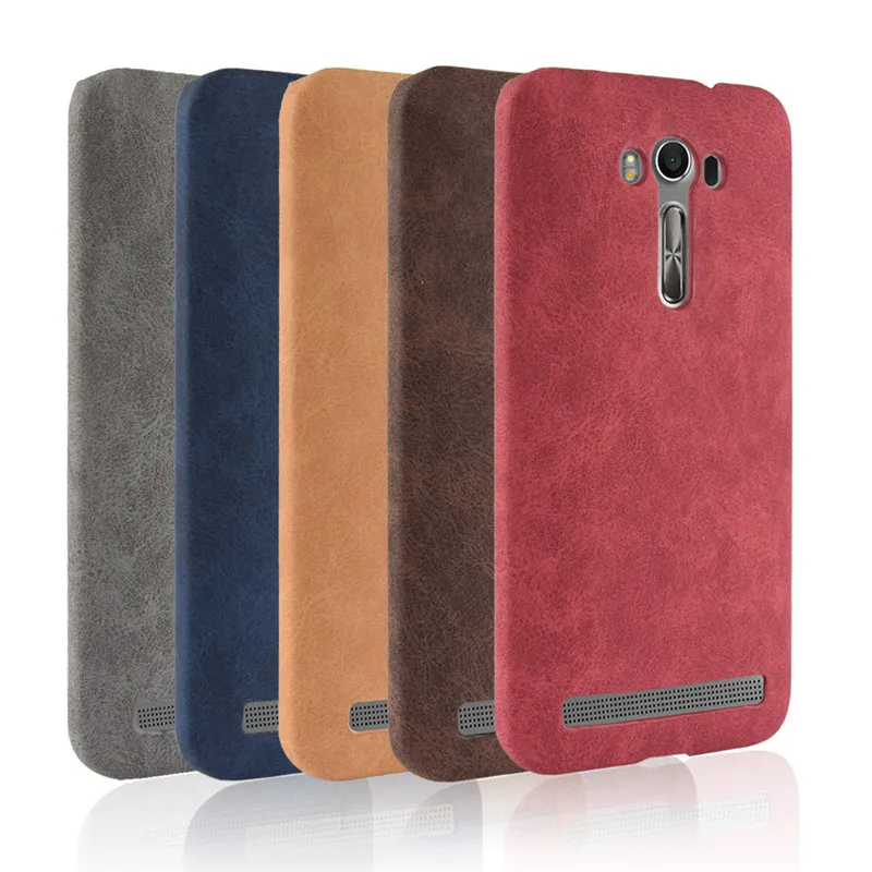 Case For Asus Zenfone 2 Laser ZE550KL PU Leather Hard Plastic Back Cover Phone ZE 550KL ZE551KL Z00LD |
