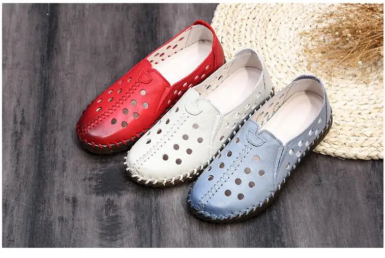 Chaussures femme ete/; женская обувь; обувь из натуральной кожи на плоской подошве; женские повседневные лоферы на плоской подошве; кожаная Рабочая обувь на плоской подошве; c41