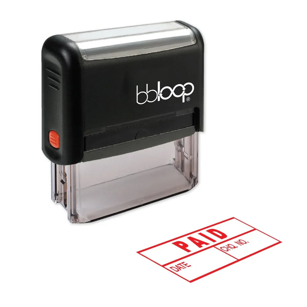 BBloop PAID с коробкой для определения даты и чеков самошвающаяся печать