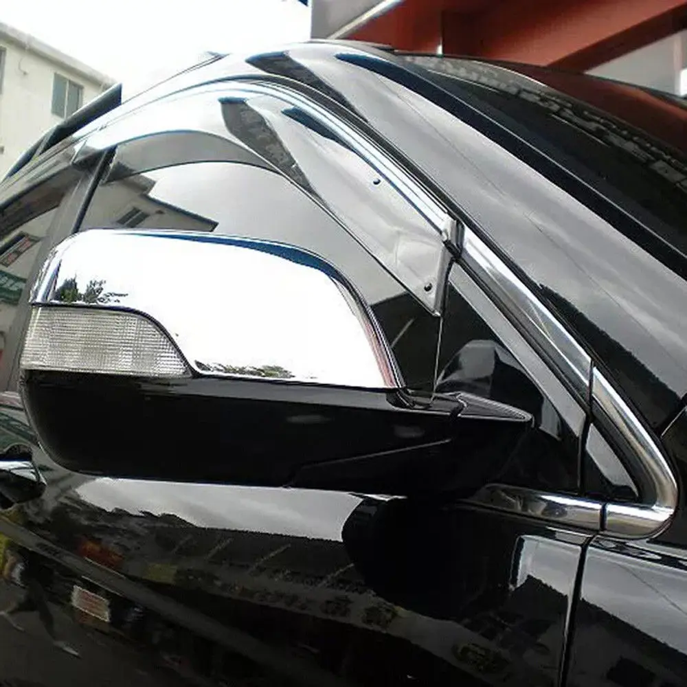 

Fit For CRV CR-V 2007 2008 2009 2010 2011 2pcs Chrome ABS Door Side Rearview Wing Mirrors Cover Trim Frame Silver Accessories