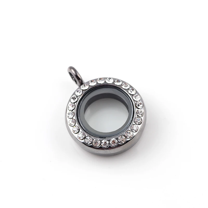 10 шт./лот новейший мини 20 мм Круглый Магнитный стеклянный плавающий медальон с