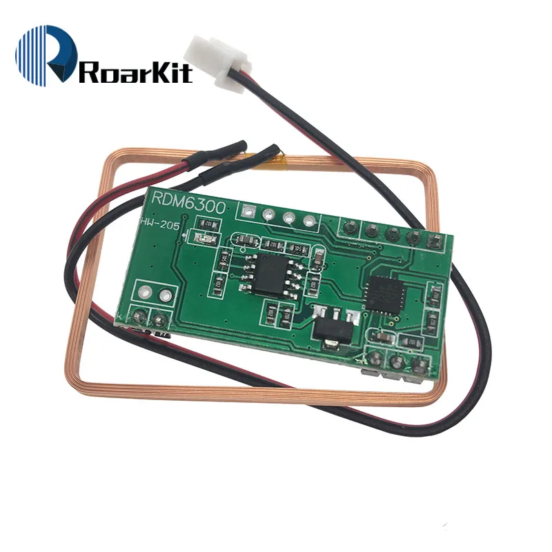 Бесплатная доставка! UART 125 кГц EM4100 RFID считыватель ключей Модуль RDM6300 (RDM630) для