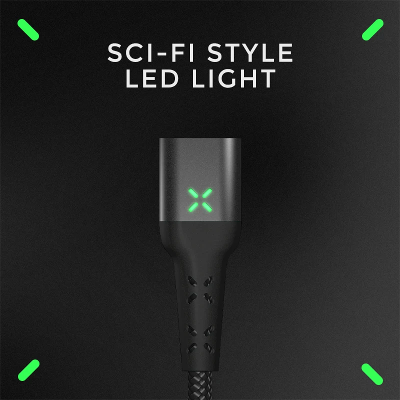 Магнитный кабель Overfly Micro USB C магнитный для зарядки и передачи данных usb type