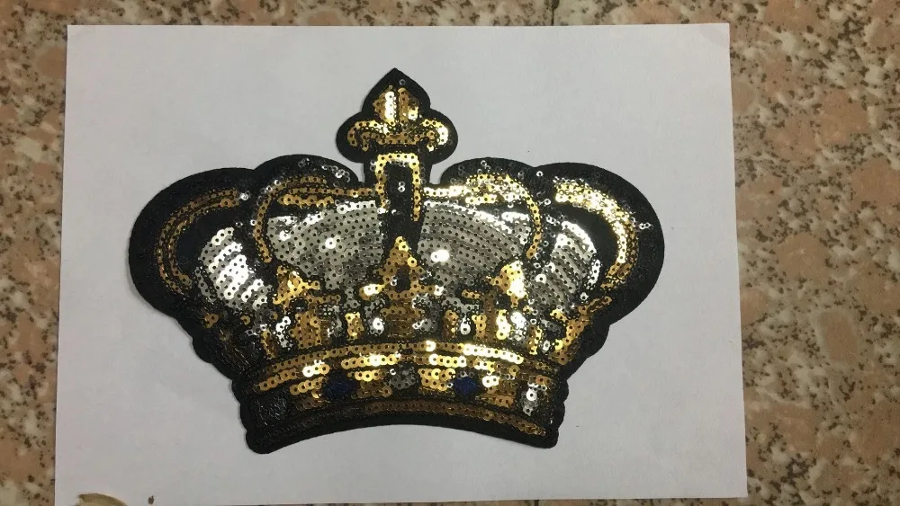 DD 1pc Crown Embroidery Lace Sticker Fabric Sweater Clothing Patch T-shirt DIY Decoration | Дом и сад