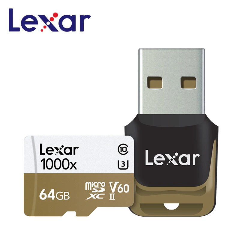 Карта памяти Lexar 1000X 32 64 128 gb 150 M U3 4 K Micro SD GB 256 карты SD/TF флэш-карты microSD для телефона |