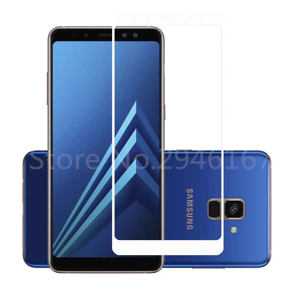 Для Samsung Galaxy A8 2018 A530 A530F 9H полное покрытие закаленное стекло для + Plus SM A730F/DS