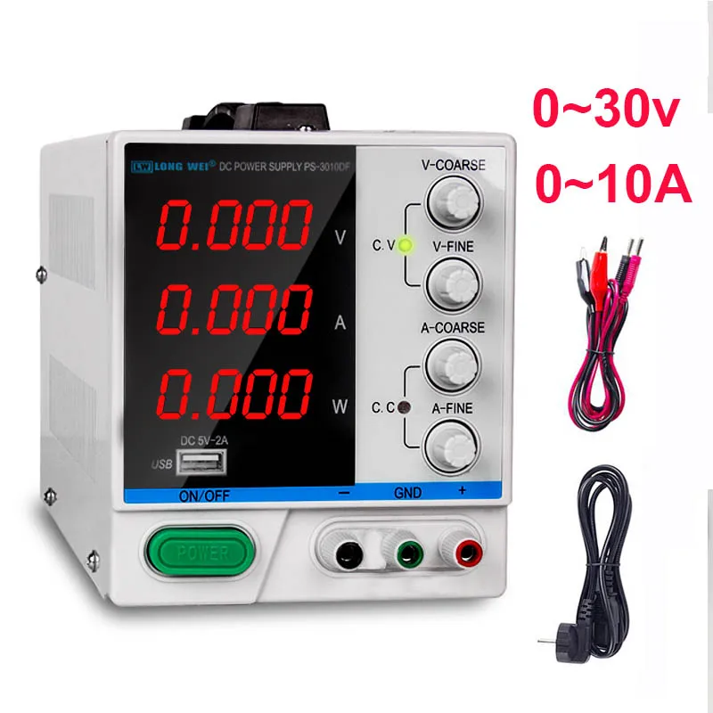30V 10A Новое лабораторное научно-исследовательских Напряжение регуляторы Регулируемый DC Мощность питания 120V 30V 65V 10A 5A 3A 1A 2A однофазный высокой переключения - Цвет: 30V 10A