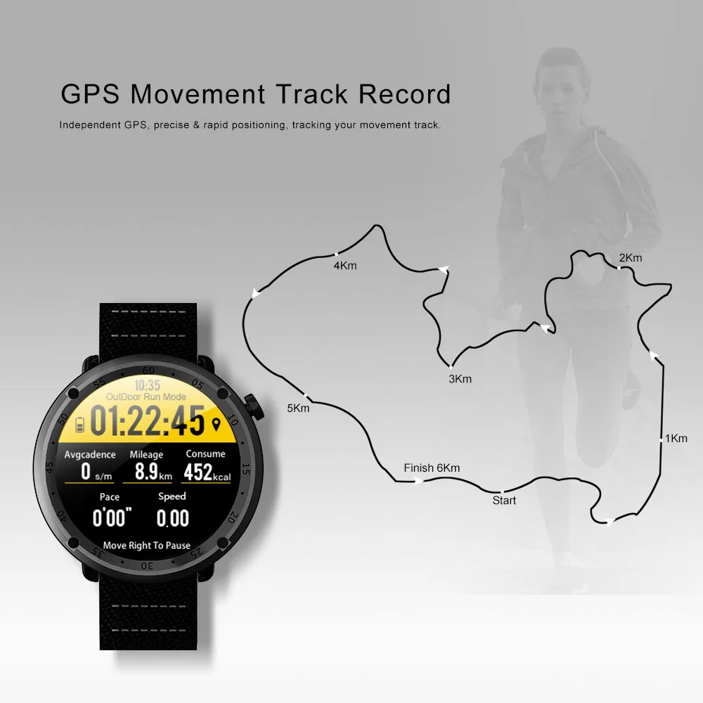 LEMFO LF22 Смарт часы для мужчин gps Smartwatch IP67 Водонепроницаемый пульсометр фитнес