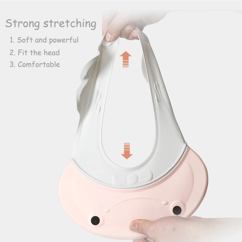 Красивая регулируемая детская шапочка для малышей детский шампунь душа мытья