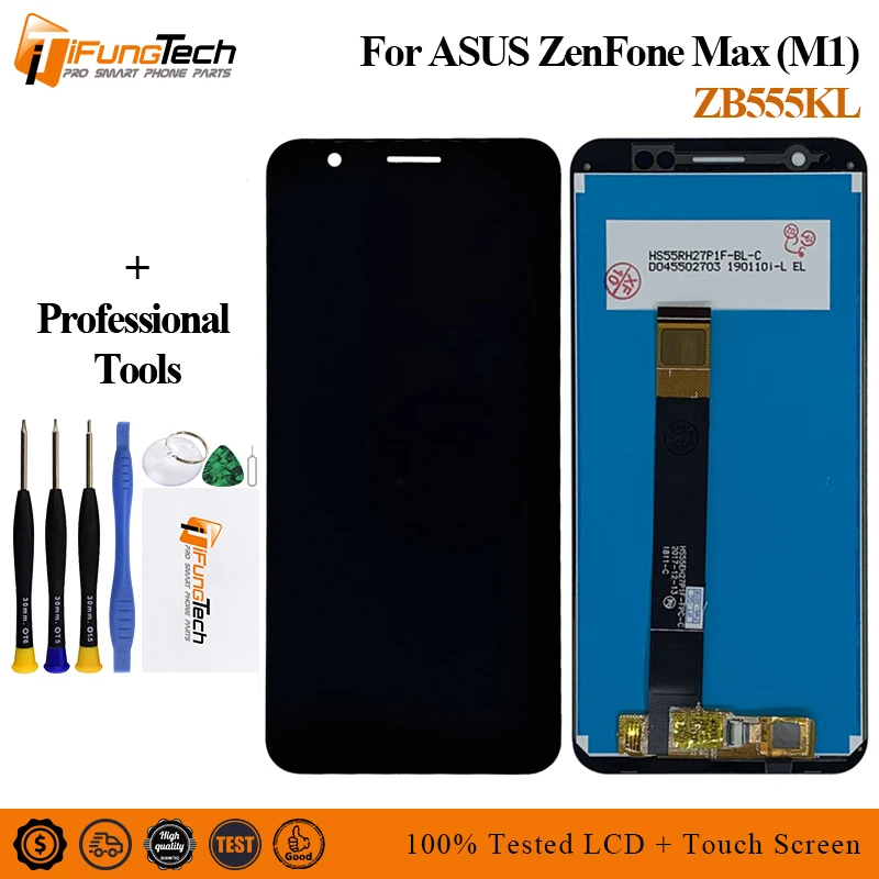 5 &quotБесплатная доставка для ASUA ZenFone Max M1 ZB555KL сенсорный экран дигитайзер стекло ЖК
