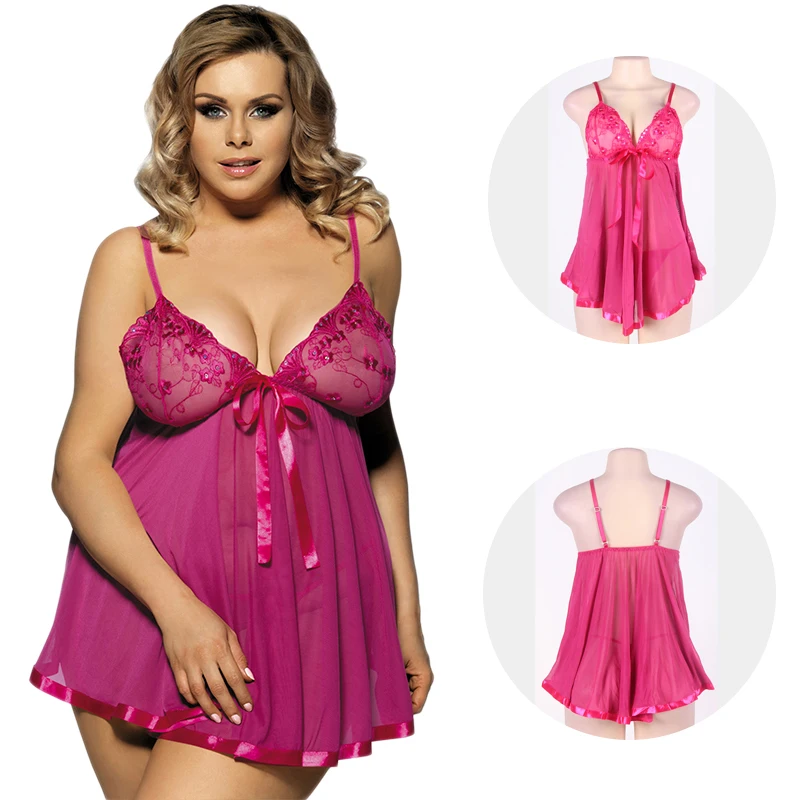 Интимная одежда Baby Doll сексуальное нижнее белье сексуальное эротическое платье мини большой размер Lenceria Эротика для женщин слинг ночное белье RL70098