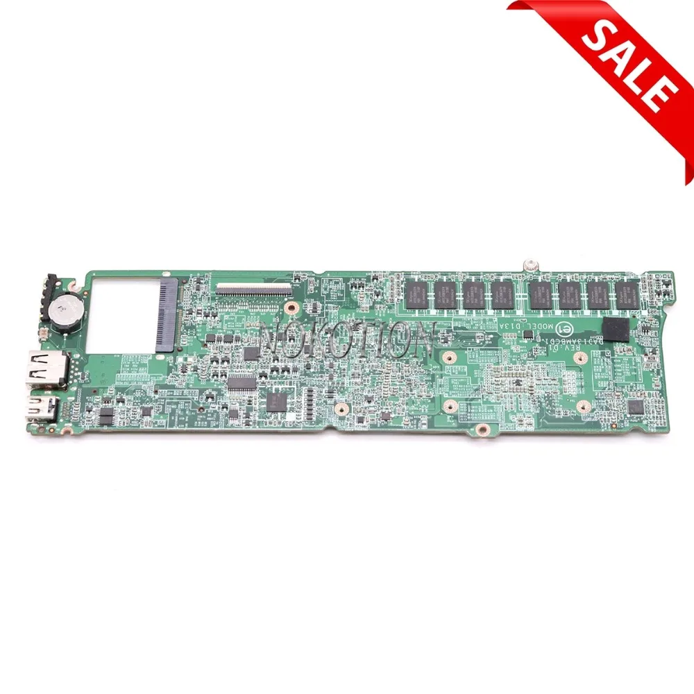 Материнская плата NOKOTION CN 01TTM0 1TTM0 для ноутбука dell XPS 13 L322X DAD13AMBCD1 i5 3337U 1 8 ГГц 4 Гб ОЗУ