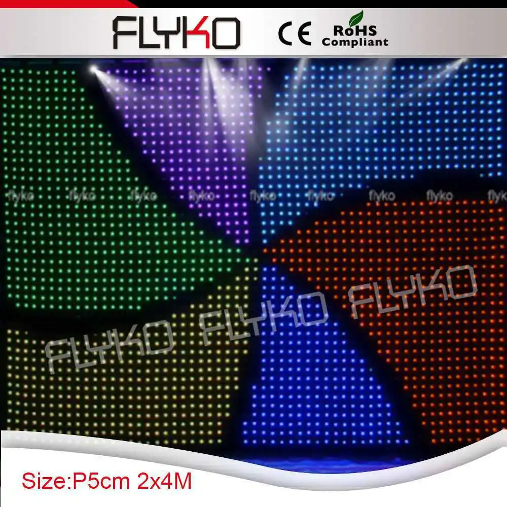 Ночной клуб светодиодный видео стена сценический фон новый дизайн Светодиодная