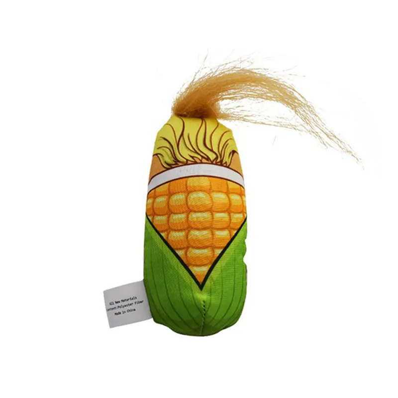 FILY Trump Head Maize Design Cat Toys Stuffed Plush Corn Catnip Pillow Toy | Дом и сад