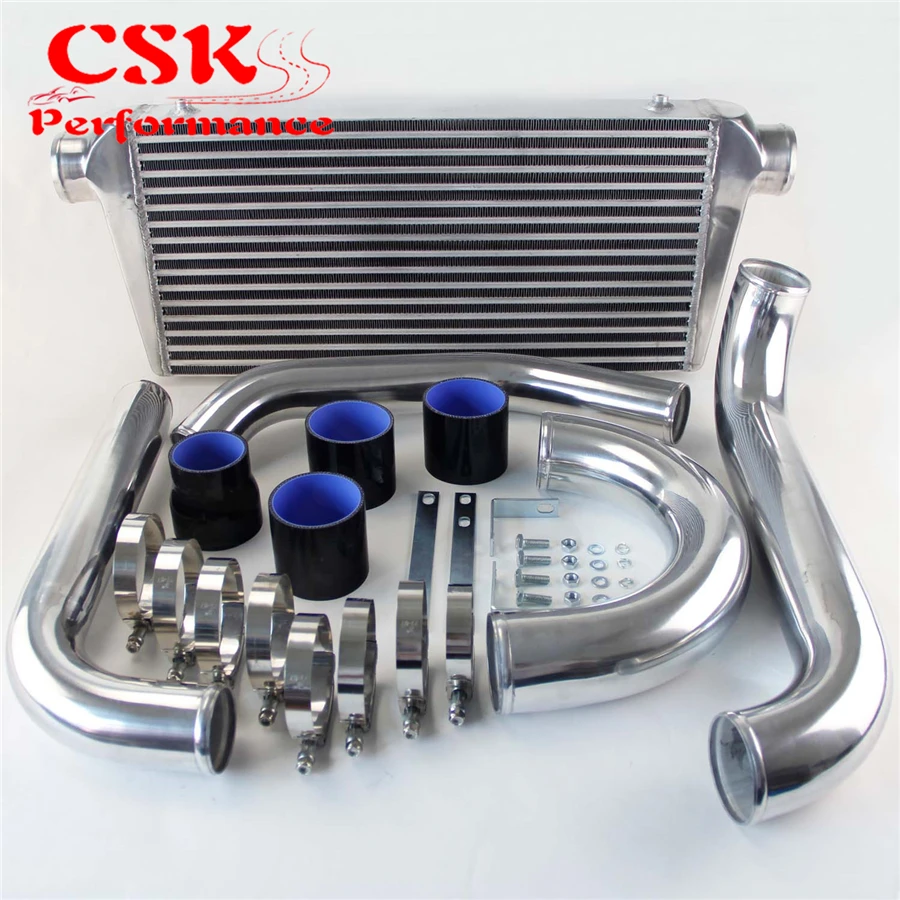 Интеркулер комплект для Тойота Супра JZA80 Turbo 2JZ GTE красный/синий/черный|intercooler kit|kit