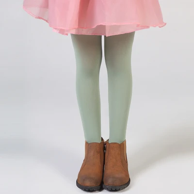 Детские колготки для маленьких девочек 80D Осенние Колготки белые балета и танцев
