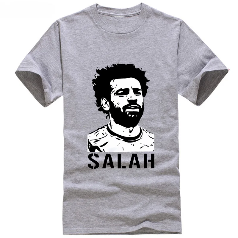 Egypt MVP player salah хит продаж новинка 2018 летние модные футболки soccersing cup to Русский стиль