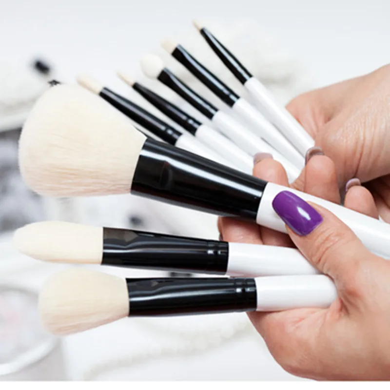 Набор кистей для макияжа 10 шт. пудры основы румян консилера теней подводки глаз