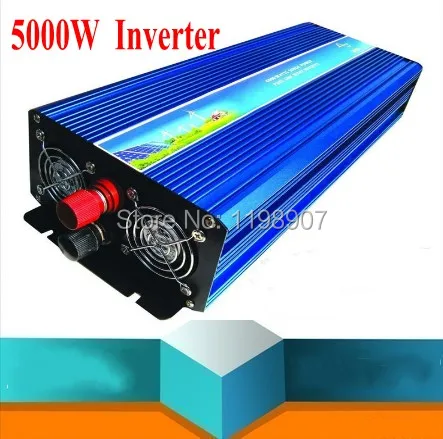 5000W 12VDC 110 V/120 V/230 V/230VAC 50Hz/60Hz пиковая мощность 10000W решетки чистая синусоида