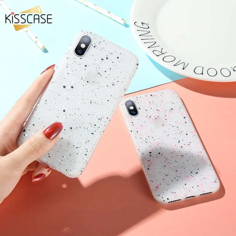 KISSCASE Luminous White Starry Night Planet Phone Case For iPhone 6 7 8 Plus Soft TPU Patterned Ultra XS MAX XR Coque |