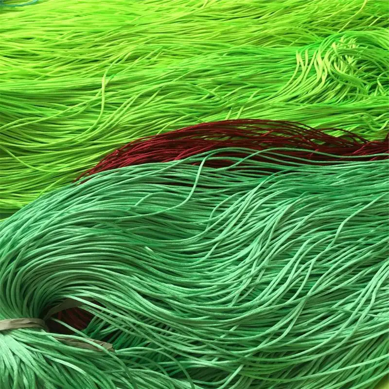 Новый Прочный Плетеный шнур для макраме Шелковый атласный нейлоновый веревка