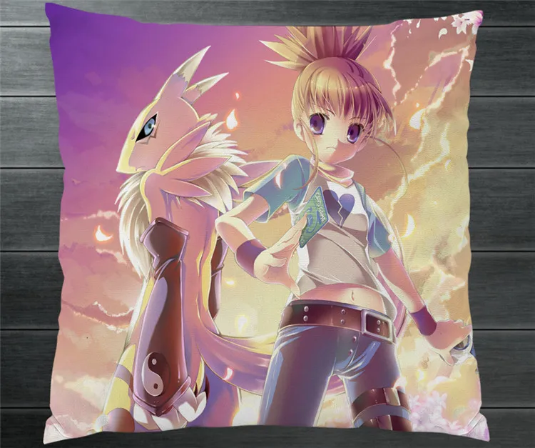Digimon Приключения королева Макино Юки ренамон две стороны 40x40 см искусственная