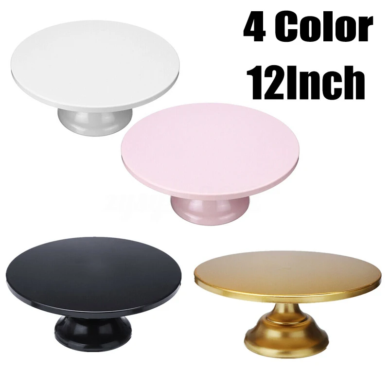 12 дюймовый Железный Круглый держатель подиум для торта подставка десерта