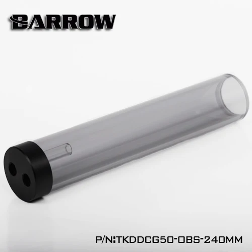 Black Cover Курган водяного охлаждения резервуар бак для воды для DDC крышка насоса(прозрачный черный корпус) TKDDCG50 - Цвет лезвия: Black Cover
