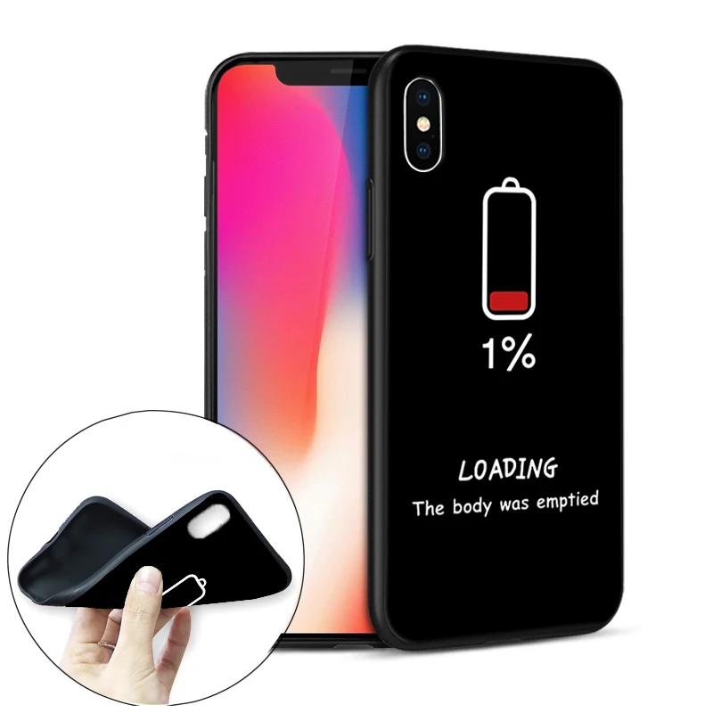 Чехол для iPhone 7 мягкий силиконовый чехол X 11 Pro 5 S 5S SE XR XS Max 6 8 Plus | Мобильные телефоны