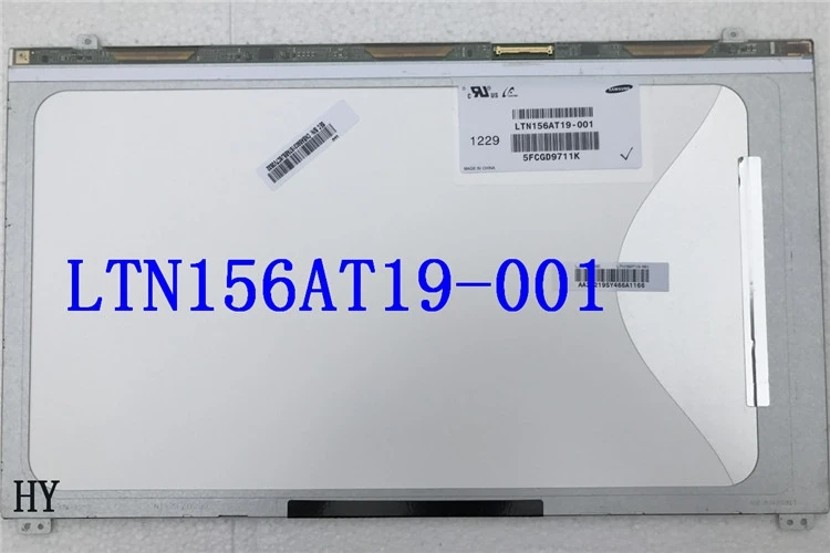 15 6 дюймовая ЖК панель LTN156AT19 001 1366 RGB * 768 WXGA оригинальная A + класс месяцев