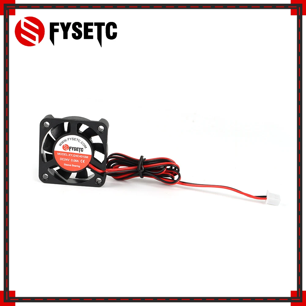 DC 24V 4010 Вентилятор охлаждения 40x40x10 мм 0.08A гидравлический подшипник радиатор