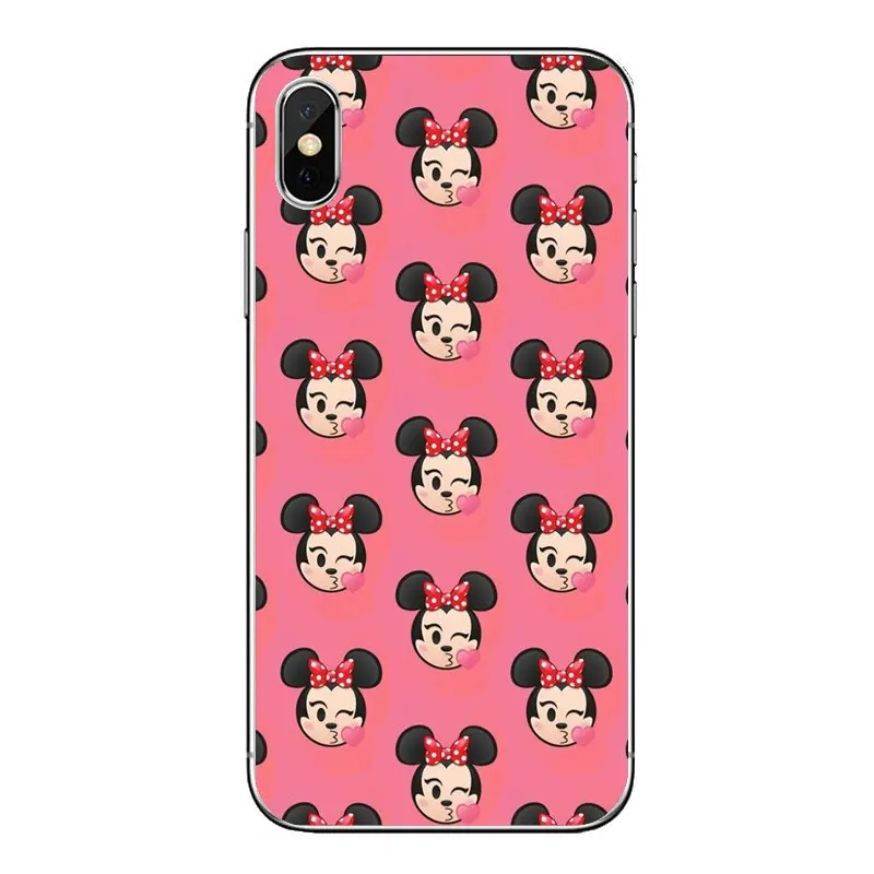 Transparent Soft Shell Covers For Nokia 2 3 5 6 8 9 230 3310 2.1 3.1 5.1 7 Plus Minnie Mouse Pink Cute |