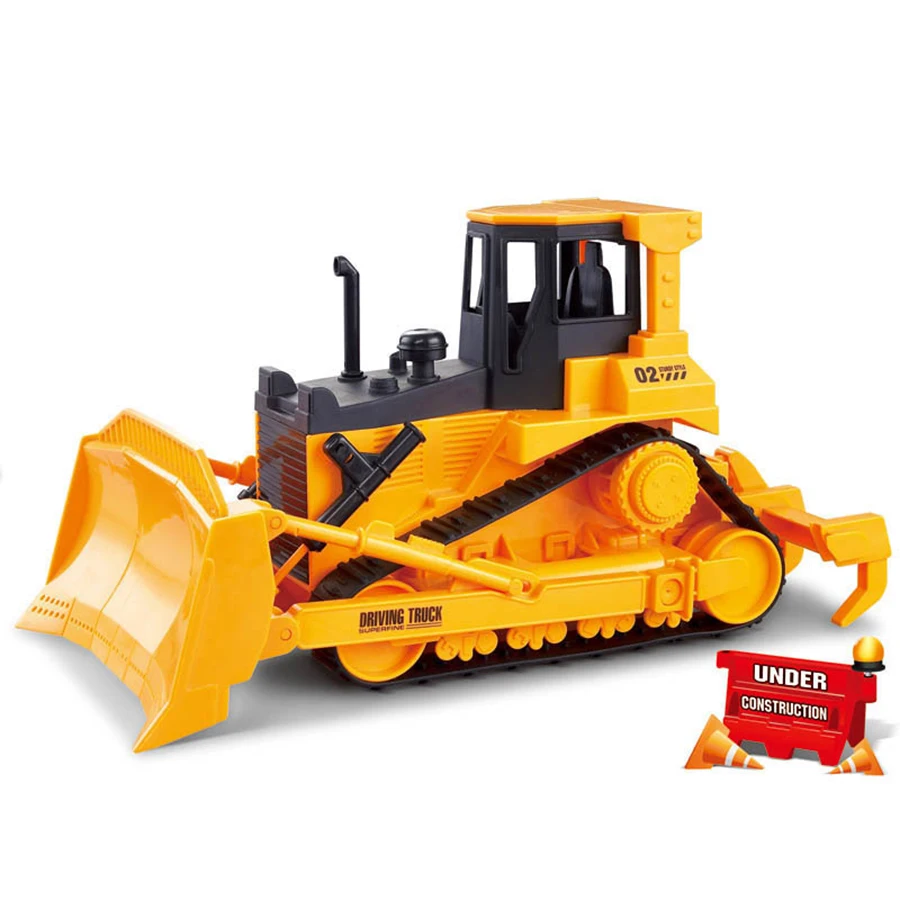 Экстра-большая Модель 1:22 бульдозер гусеничного типа детская игрушка фермер