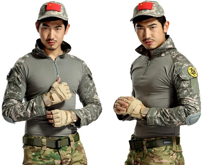 Камуфляж Военная форма США армейская рубашка брюки карго Мультикам Airsoft Пейнтбол