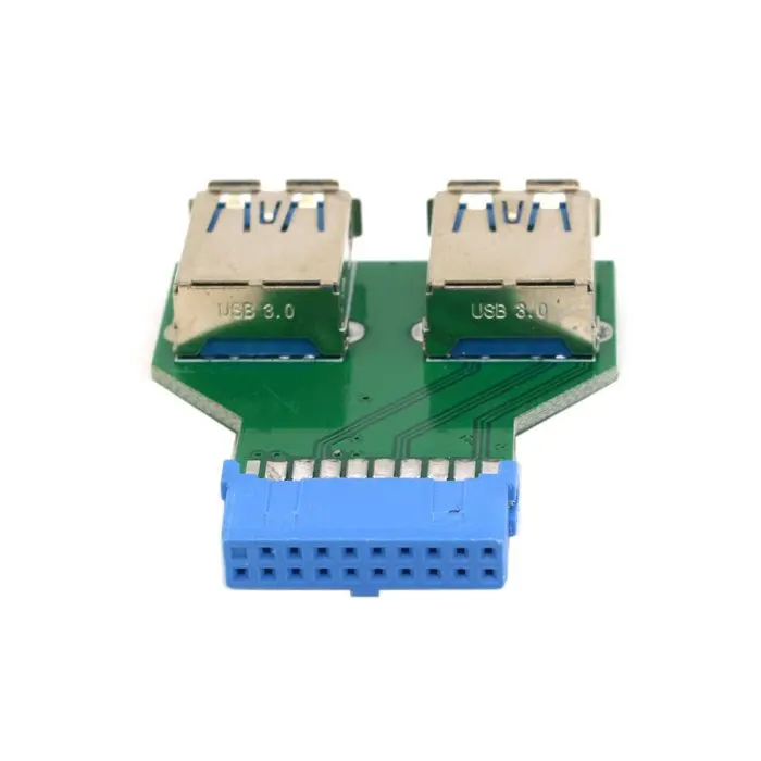 Двойной USB 3 0 тип А для материнской платы 20 контактный разъем|header wire|adapter socketheader pcb |