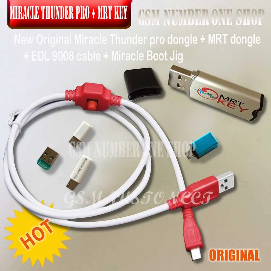 miracle thunder cable + thunde pro dongle MRT KEY DONGLE jig | Мобильные телефоны и аксессуары
