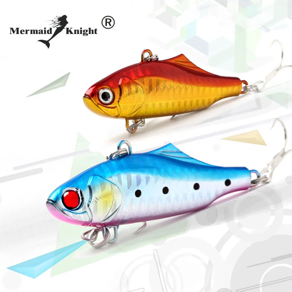 MermaidKNIGHT Рыболовная Приманка vib 7 см/21 г погружающаяся жесткая приманка