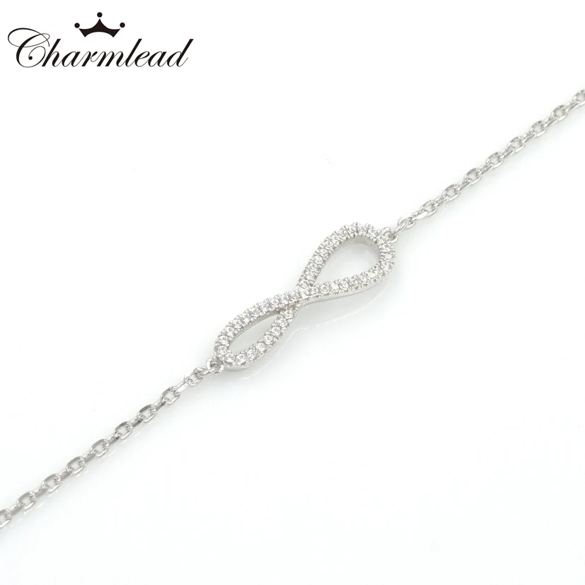 Женский браслет из серебра 100% пробы с фианитом | Украшения и аксессуары