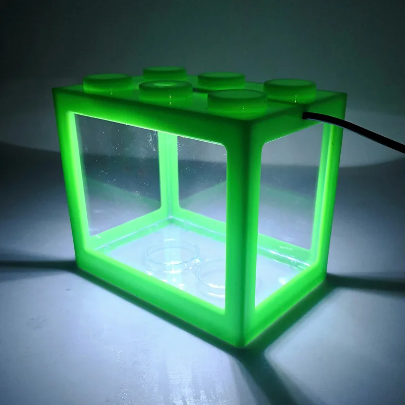 Betta fish боевые цилиндр Rumble рыбы газовый баллон мини аквариум строительный блок