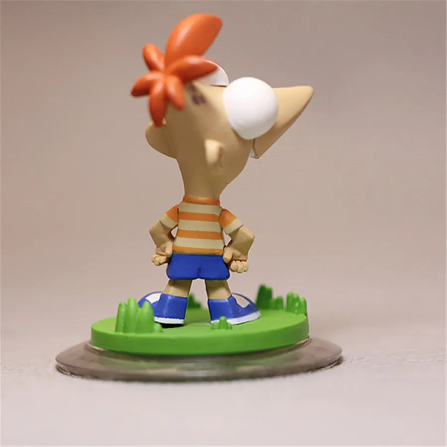 12 шт./партия набор для гаража Классическая Игрушка Phineas и Ferb детские игрушки кукла