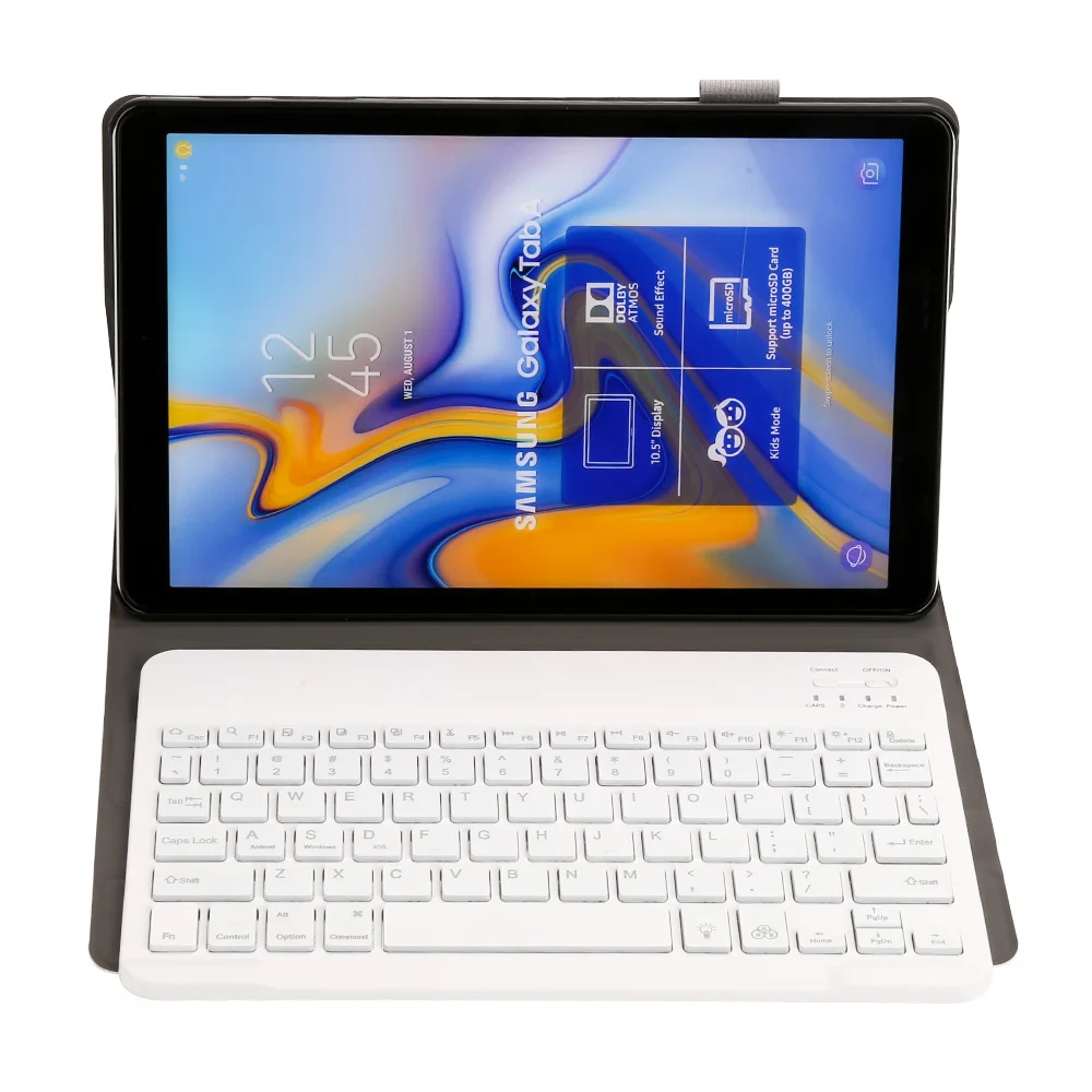 Кожаный чехол сплит дизайна с Bluetooth клавиатурой для Samsung Tab T510 T720 T590 T580 T820 T610 T860 T870