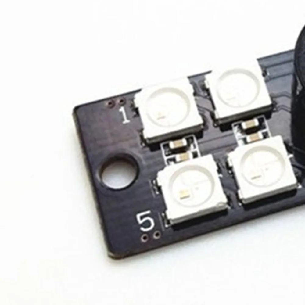 Портативный супер мини 2 в 1 WS2812B светодиод и 5 активный зуммер для FPV NAZE32 Skyline32 F3