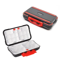 hercules fishing lure box large size lures bait hook storage case double layer 30 compartments fly fishing tackle box accessory