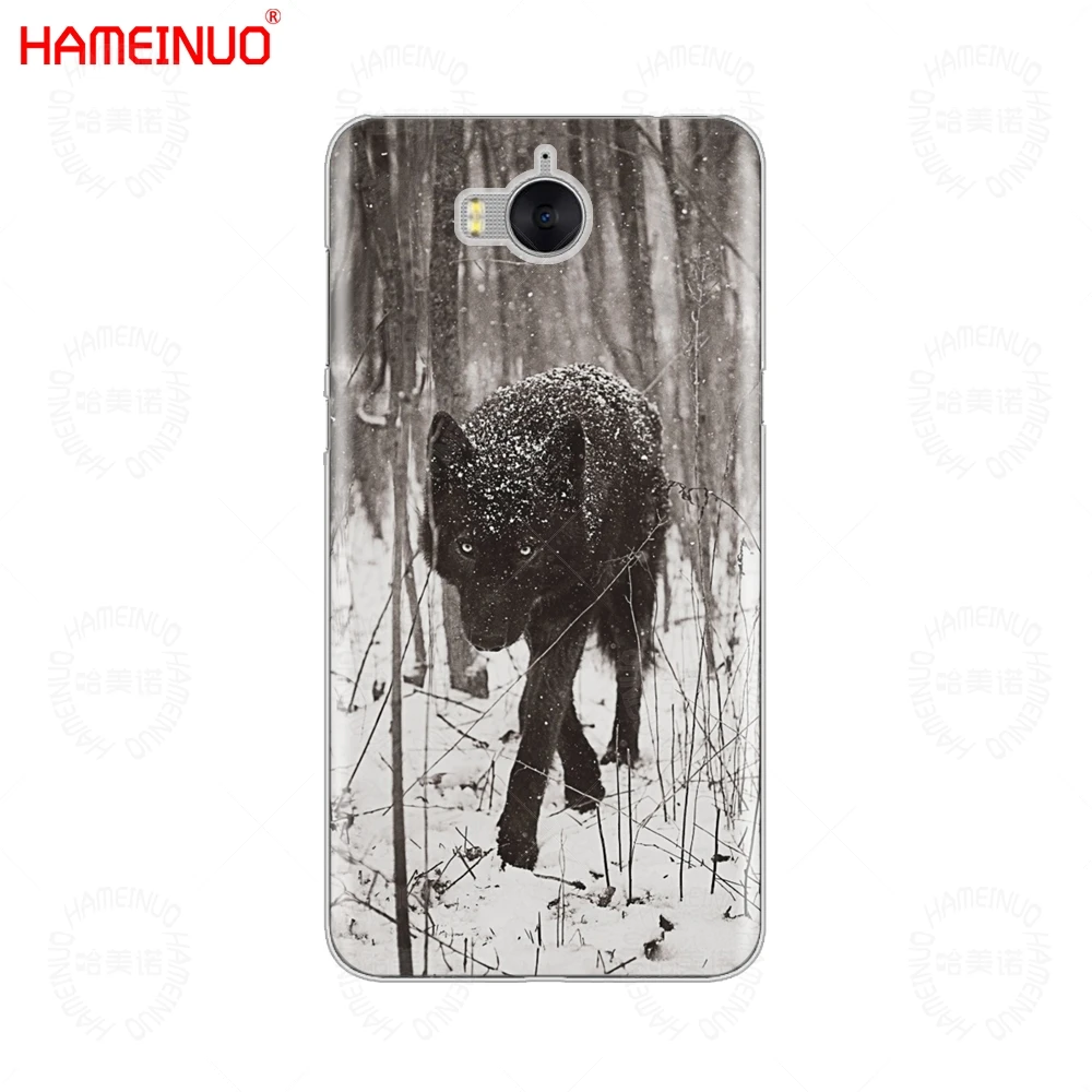 73758 Животным волком для мобильного телефона чехол для huawei honor 3C 4X 4C 5C 5X6 7 Y3 Y6 Y5 2 II Y560 - Цвет: 73758