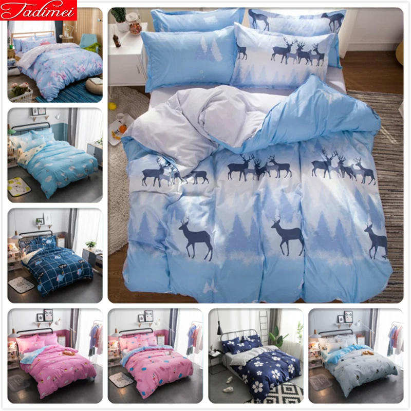 Одноместный односпальный полный Королевский пододеяльник для мальчиков 3/4 шт