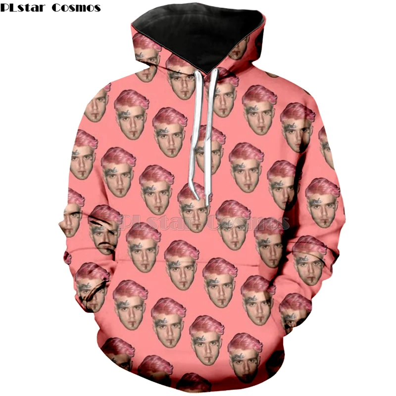 Новинка 2019 толстовки с 3D принтом Lil Peep свитшот для мужчин и женщин пуловеры в