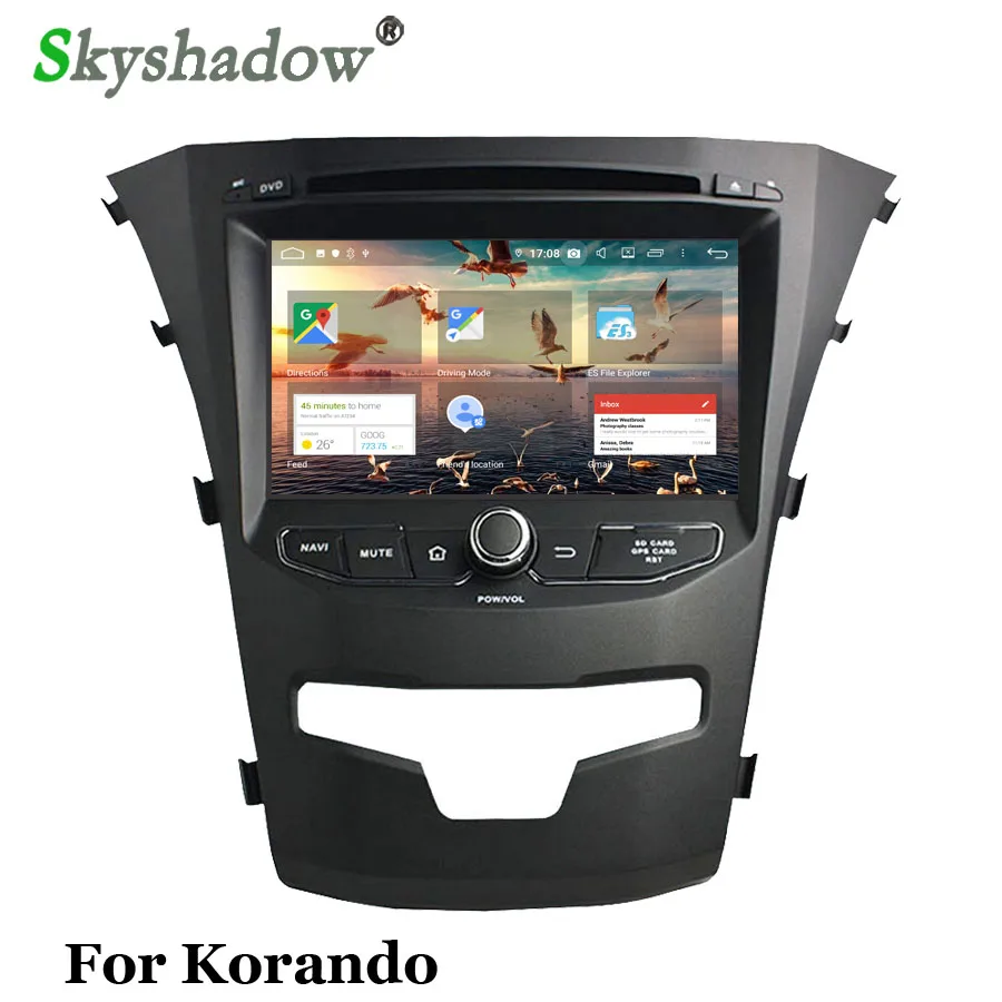 Автомобильный dvd плеер LTE WIFI Bluetooth 4 2 RDS радио gps ГЛОНАСС карта для SsangYong Korando 2014 DSP