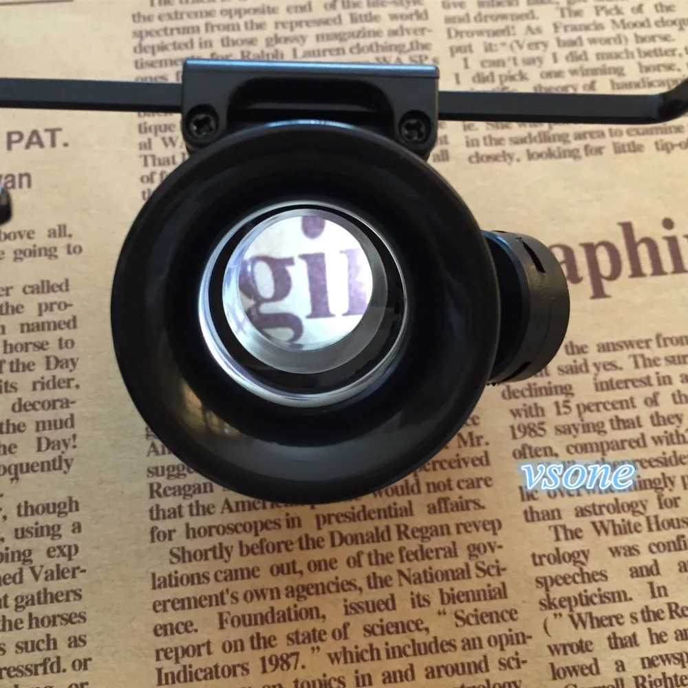 Бинокулярные стоматологические лупы 20X для ремонта часов увеличительное стекло