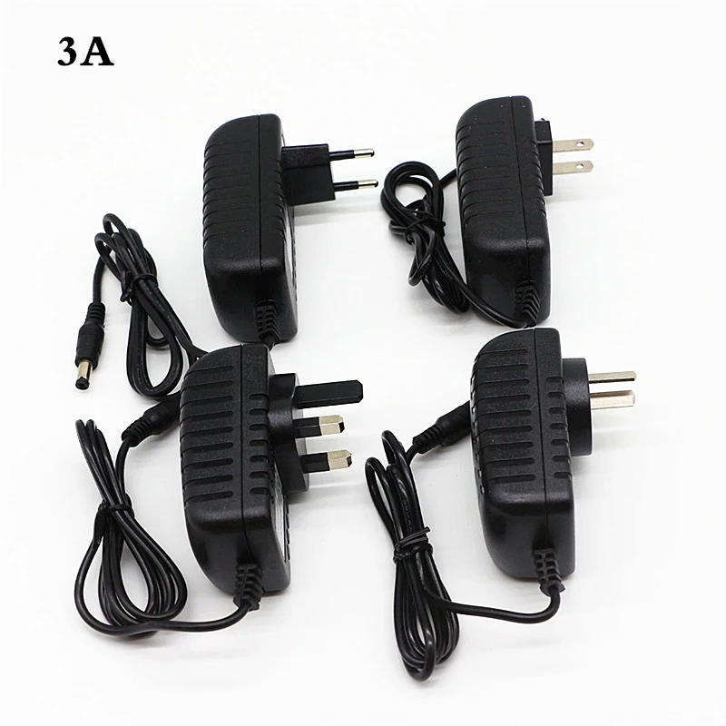 Адаптер питания источник с 100 240 В переменного тока на 12 постоянного 1 А 2 3 4 а 5 6 7 8 10